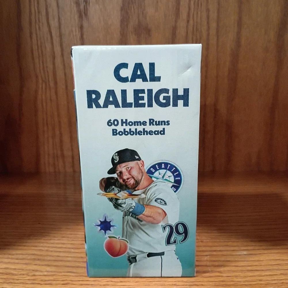 2026 Cal Raleigh 60 Home Run HR Bobblehead Seattle Mariners 3/28/26 MLB SGA New